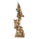 Handmade Golden Sheen Brass Kaal Bhairava Statue