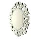Handmade Silver Glass Round Venetian Design Wall Mirror