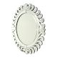 Handmade Silver Glass Venetian Round Sunburst Wall Mirror