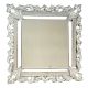 Handmade Silver Glass Squared Wall Mounted Venetian Mirror