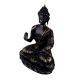 Handmade Black Brass Buddha Medicine Statue And Blessing  Pose