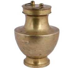 Antique Brass Kamandal For The Deity Room
