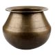 Handmade Antique Gold Brass Punjabi Handi Pot