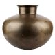 Handmade Antique Brass Water Pot Bulb shape With Slim Stem