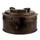 Handmade Brown Brass Multi Purpose Box With Lid