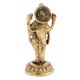 Handmade Golden Brass Lord Dhanvantri Holding The Pot Of Amrit Statue