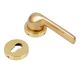 Handmade Satin brass Contemporary Modern Door Handle set