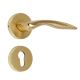 Handmade Polished Gold Brass Mortise Door Lock Handle Set