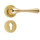 Handmade Golden Brass Mortise Door Lock Handle Set