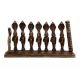 Handmade Black Brass 7 goddess Statues On Platform Home Decoration