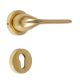 Handmade Satin brass Contemporary Modern Door Handle set