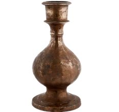 Handmade Matt Black Islamic Brass Vase