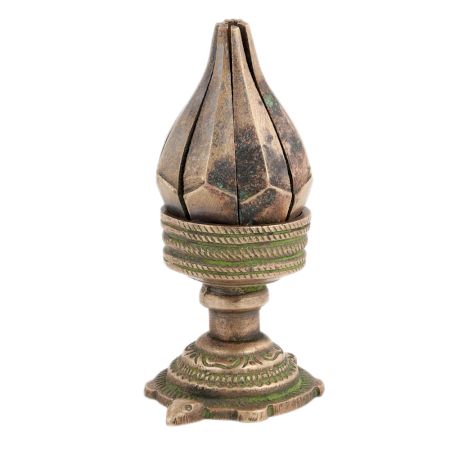 Incense Holder Lotus Flower With Turtle For Pooja Room