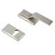 Handmade Silver Polish Brass Mortise Door Lock Handle Set