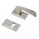 Handmade Satin Nickel Finish Brass Modern Square Design Mortise Door Lock Handle Set