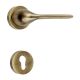 Handmade Brown Brass Round Mortise Door Lock Handle Set