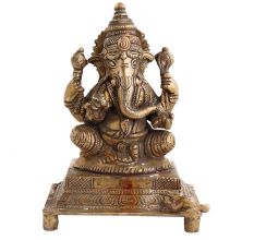 Sitting Lord Ganesha Figure For Home Decor