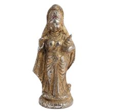 Standing Laxmi With Owl For Puja Room Decor