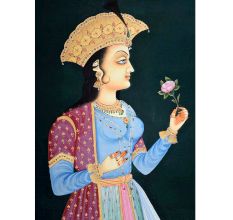 Handmade Painting Of Mughal Princess