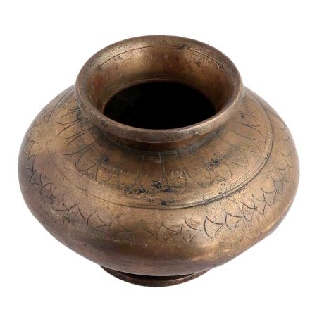 Holy Water Pot With Carving Work For Gifting