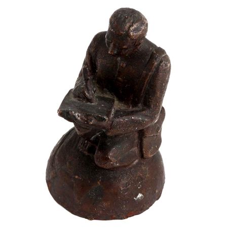 Figure Of A Sitting Man Writing In English Art