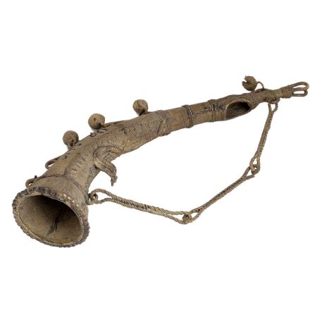 Vintage Tribal Art Bugle