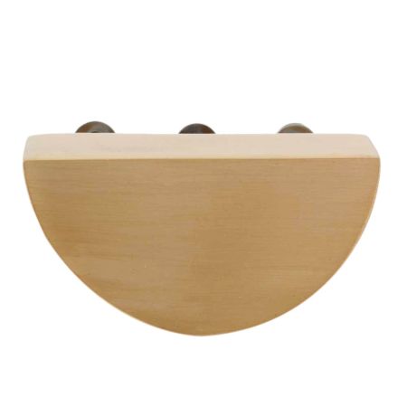 Handmade Brushed Gold Brass  Handle and Knob With Three Screws