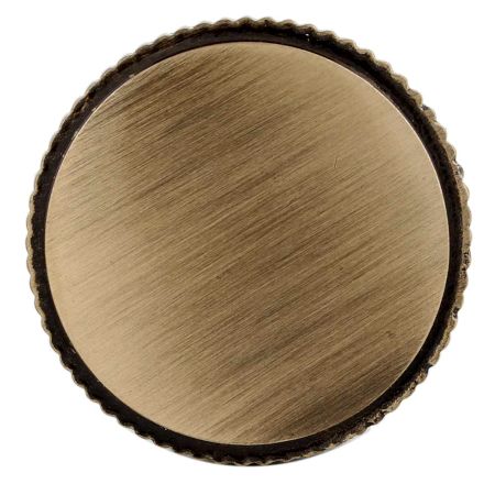Handmade Brownish Golden Solid Brass Round Cabinet knob