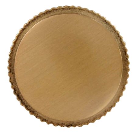 Handmade Golden Brass Round Furniture Knob