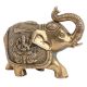 Elephant With Figure Laxmi & Ganesha Big