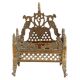 Krishna Bed with Jalli Work With Intricate Carving