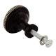 Handmade Brownish Golden Solid Brass Round Cabinet knob