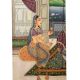 Mughal Canvas Painting Showing Harems Of the Mughal Emperor