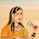 Canvas Mughal Painting Of Empress Jahanara Begum