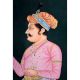 Handmade Indian Royalty Portrait Painting of Emperor Shah Jahan