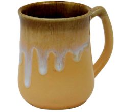 Handmade Dual Color Ceramic Tea Or Coffee Mug