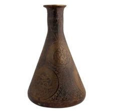 Flower Pot Carved Very Fine Islamic Kalography