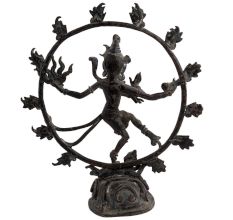 Brass Dancing Shiva Very Fine