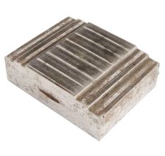 Handmade Silver Rectangular Small Storage Box