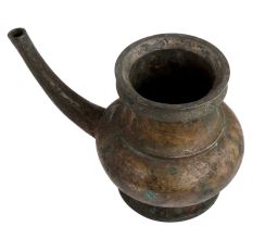 Handmade Black Brass South Indian kindi pot