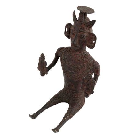 Fine Tribal Sitting Male Figure