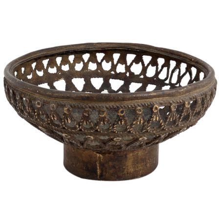 Handmade Brown Brass Mortar Pestle Kitchen Masher