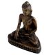 Handmade Brown Brass Buddha God Statue