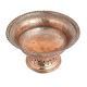 Handmade Orange Copper Leafy Patter Bowl Incense Burner