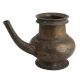 Handmade Black Brass South Indian kindi pot