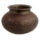 Handmade Black Brass South Indian Water pot Or Matka