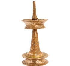 Handmade Brown Brass Oil Lamp For Diwali Decoration