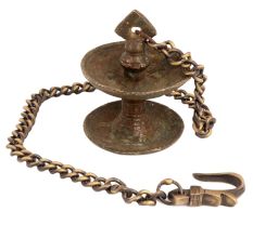 Handmade Black Brass Hanging Lamp