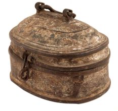 Old-style Brass Container For Storing Knickknacks