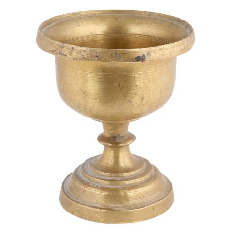 Handcrafted Golden Brass Goble cup with Stand